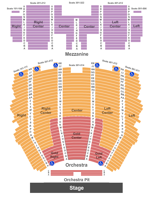 Centennial Hall Back to the Future Seating Chart